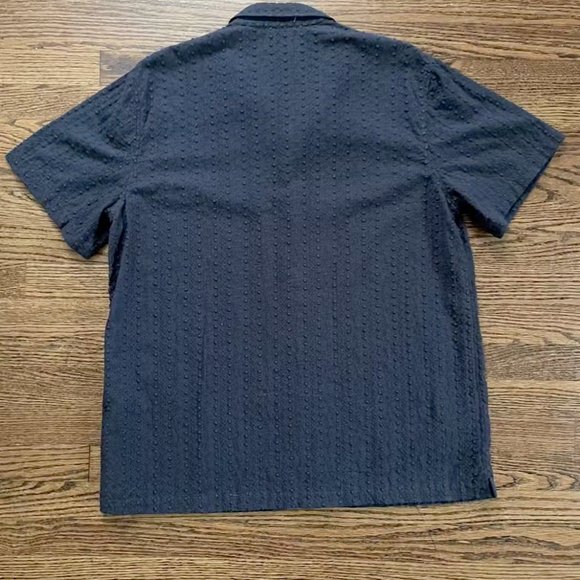 Kith Embroidered Voile Thompson Camp Collar Shirt Nocturnal - Picture 4 of 4